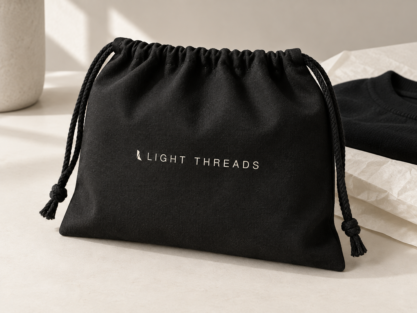 Pochon textile réutilisable Light Threads