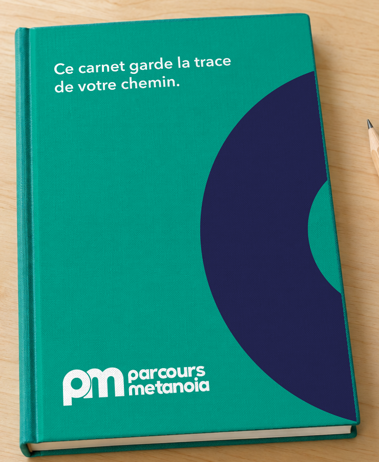 Carnet Parcours Metanoia utilisé en atelier