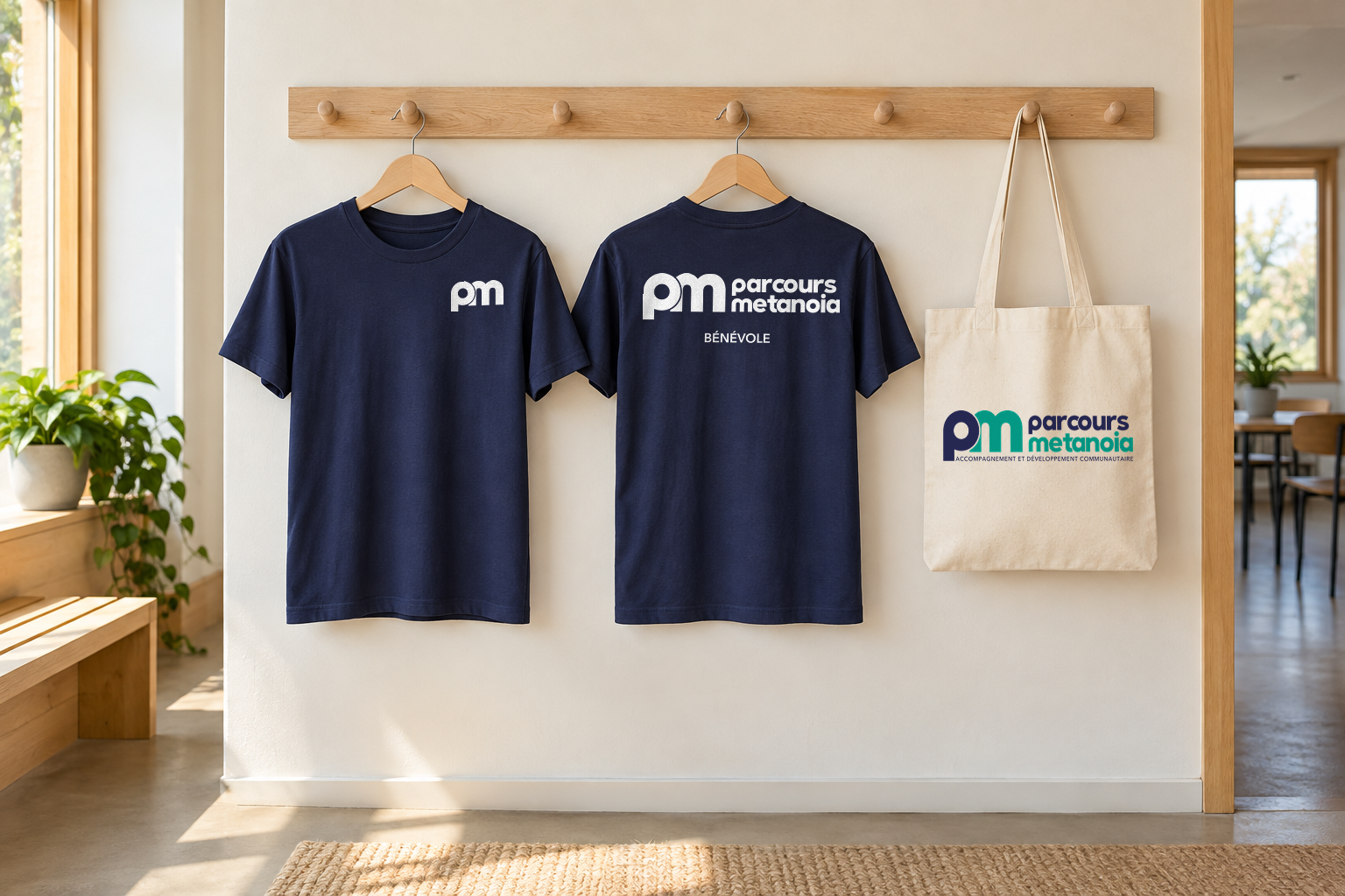 Vêtements et sac Parcours Metanoia
